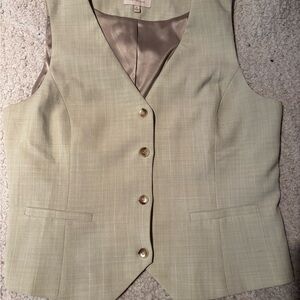 Skies Are Blue Women’s Light Tan Vest XL